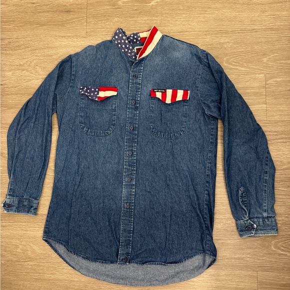 Mo Betta Men’s Western Button Down Shirt Size Medium Long Sleeve ISA - Picture 1 of 7